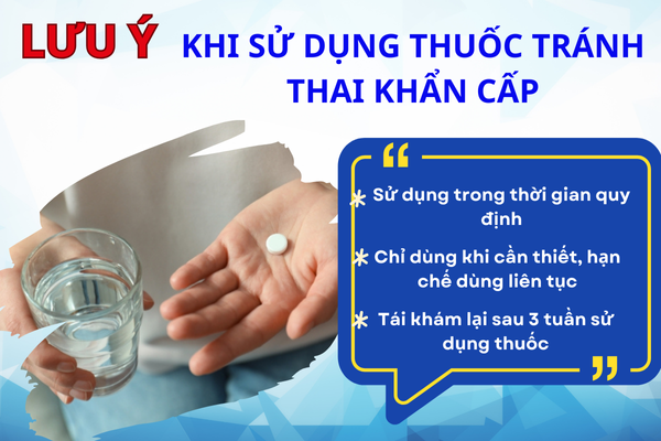 Lưu ý khi sử dụng thuốc tránh thai khẩn cấp